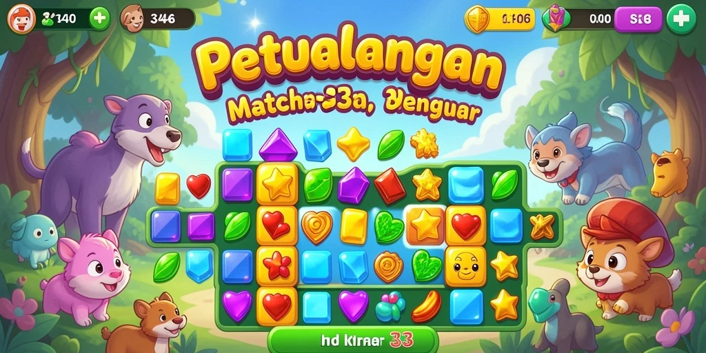 Gameplay seru dan penuh warna dari 3446 yang menantang.
