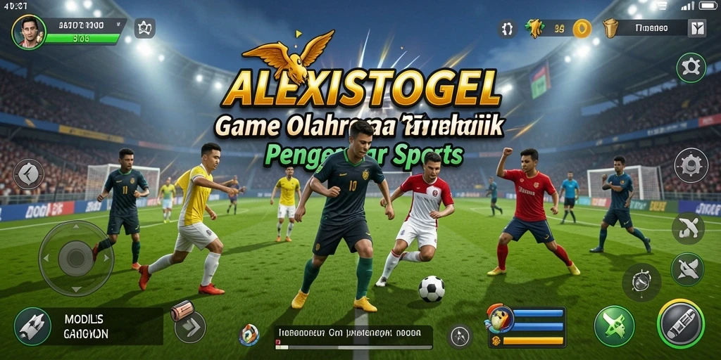 Screenshot gameplay ALEXISTOGEL yang menampilkan aksi seru di lapangan.