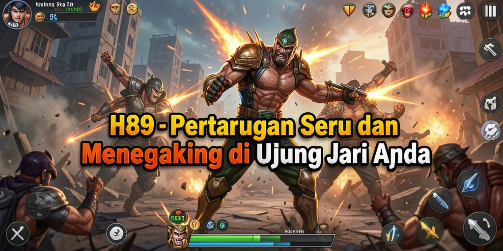 Tampilan seru pertarungan H89 yang mendebarkan dan penuh aksi.