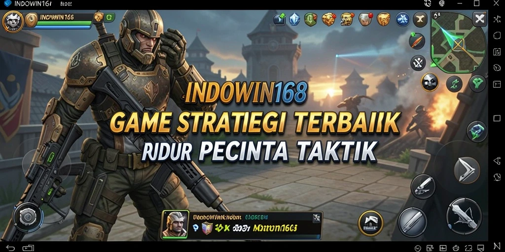 Tangkapan layar INDOWIN168 menunjukkan aksi strategis yang mendebarkan.