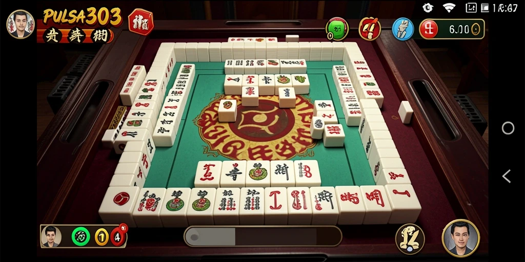 Tangkapan layar PULSA303 menampilkan permainan Mahjong yang seru dan menantang.