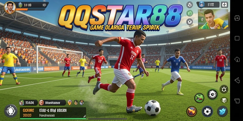 Tampilan gameplay menarik dari QQSTAR88 yang penuh aksi olahraga.