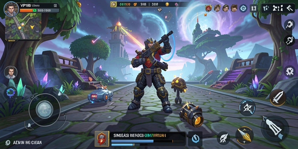 Tampilan gameplay menarik dari VIP188 dalam dunia simulasi.
