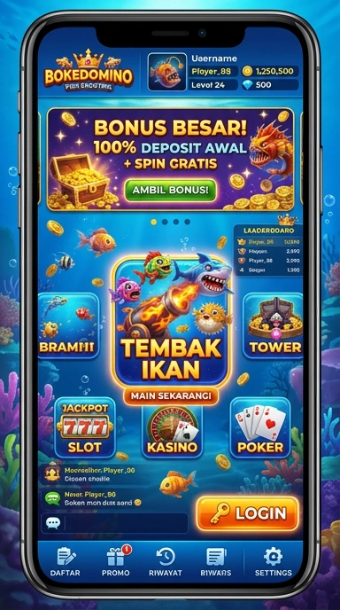 Pengunduhan aplikasi dari bokedomino berlangsung dengan cepat dan aman.